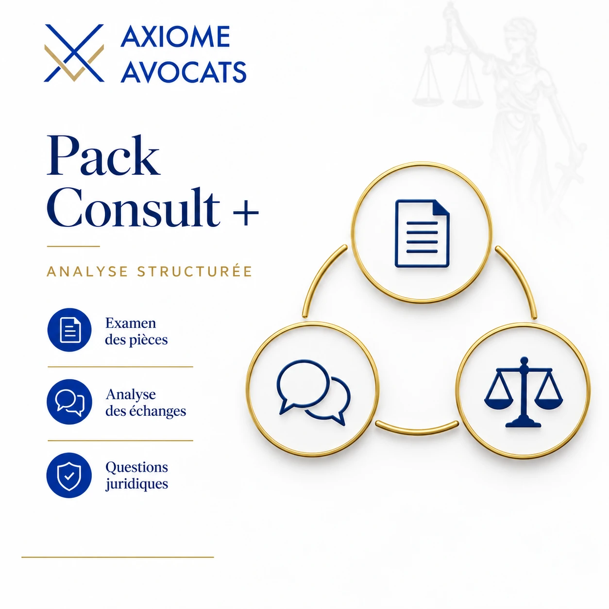 Pack Consult + — analyse juridique structurée